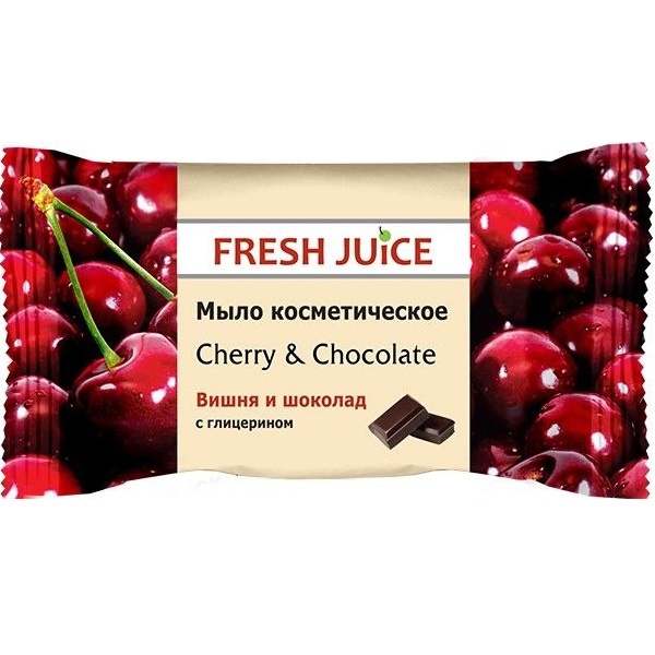 Sapun cosmetic cirese ciocolata glicerina argila alba 75g - FRESH JUICE