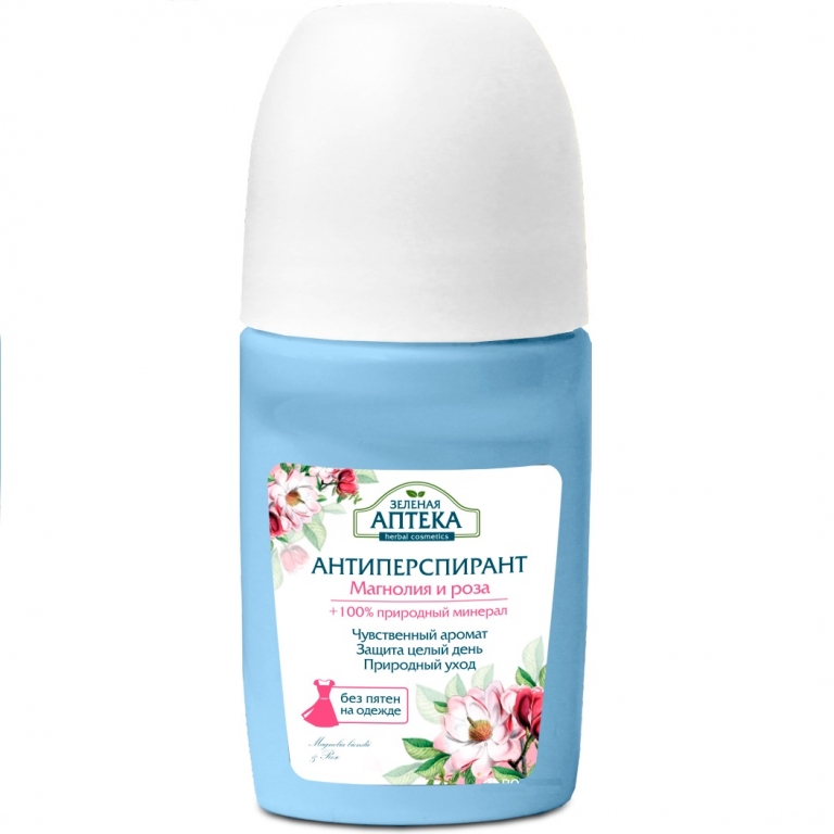 Antiperspirant roll on magnolie trandafir 50ml - ZELENAYA APTEKA