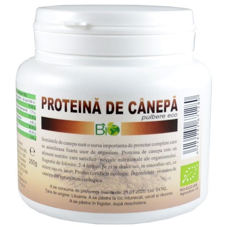 Pulbere proteica canepa eco 250g - DECO ITALIA