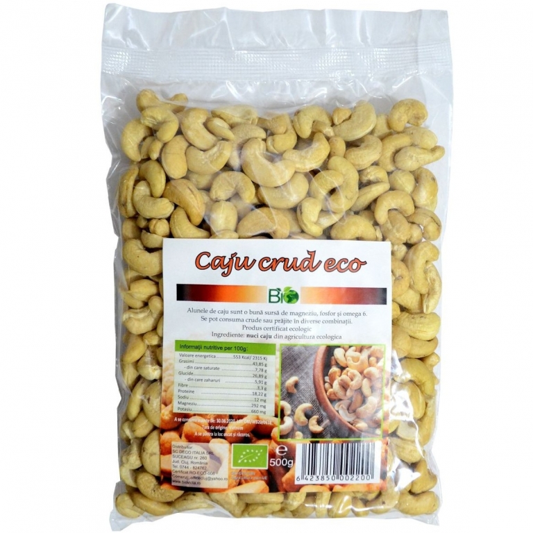 Caju crud intreg eco 500g - DECO ITALIA