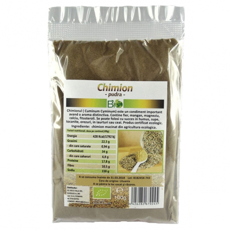 Condiment chimion macinat eco 100g - DECO ITALIA