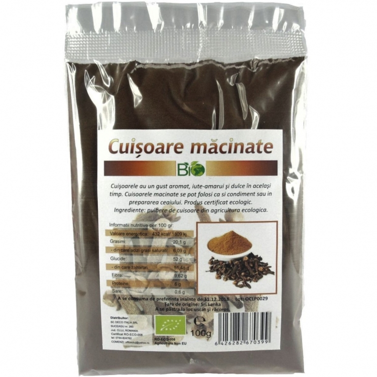 Condiment cuisoare macinate eco 100g - DECO ITALIA