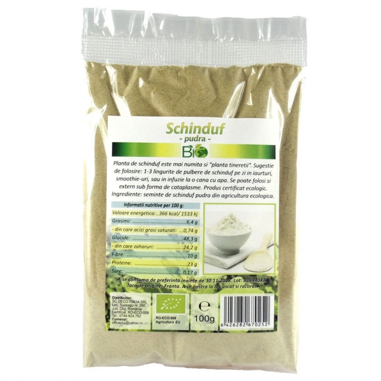 Condiment schinduf macinat eco 100g - DECO ITALIA