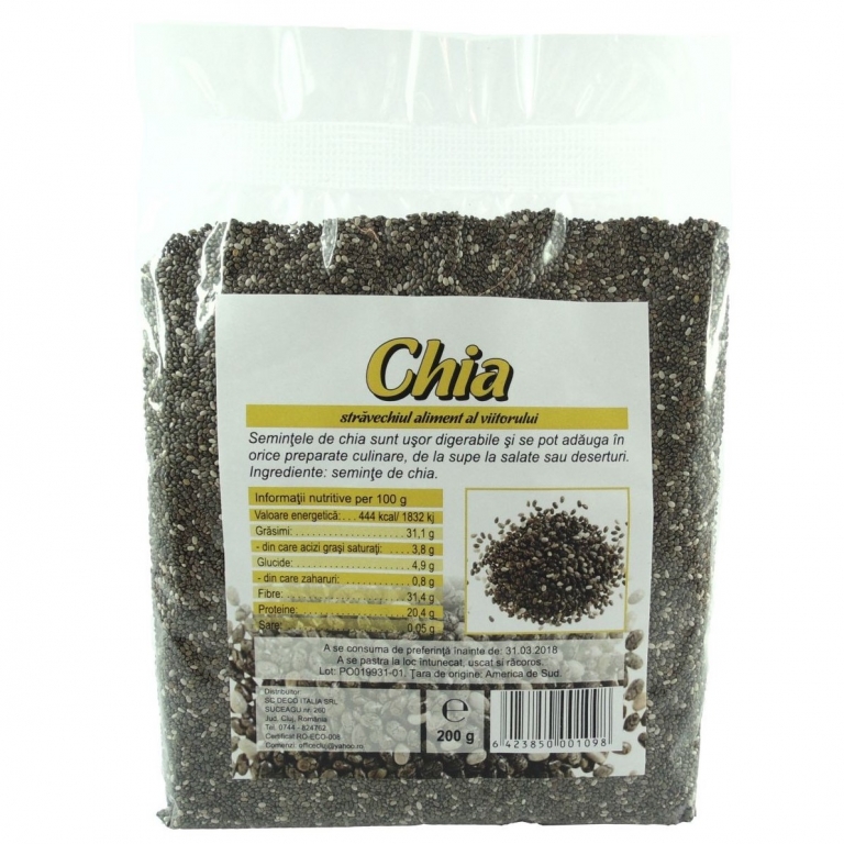 Seminte chia 200g - DECO ITALIA