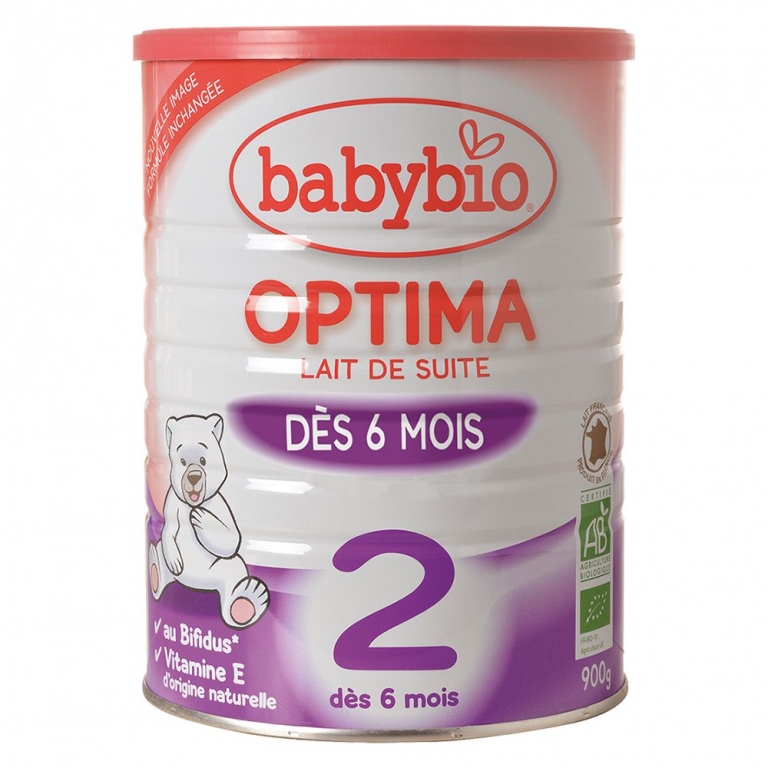 Lapte formula vaca bebe 6~12luni eco 900g - BABYBIO