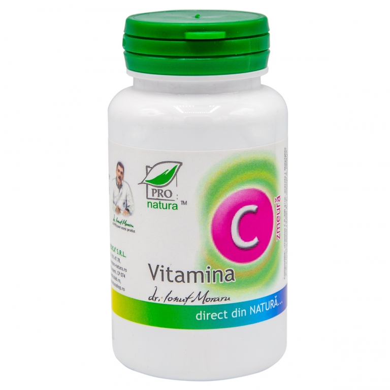 Vitamina C zmeura 60cp - MEDICA