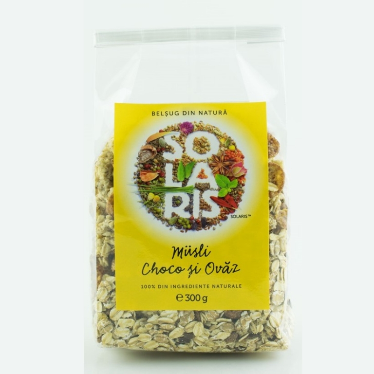 Musli ciocolata ovaz 300g - SOLARIS