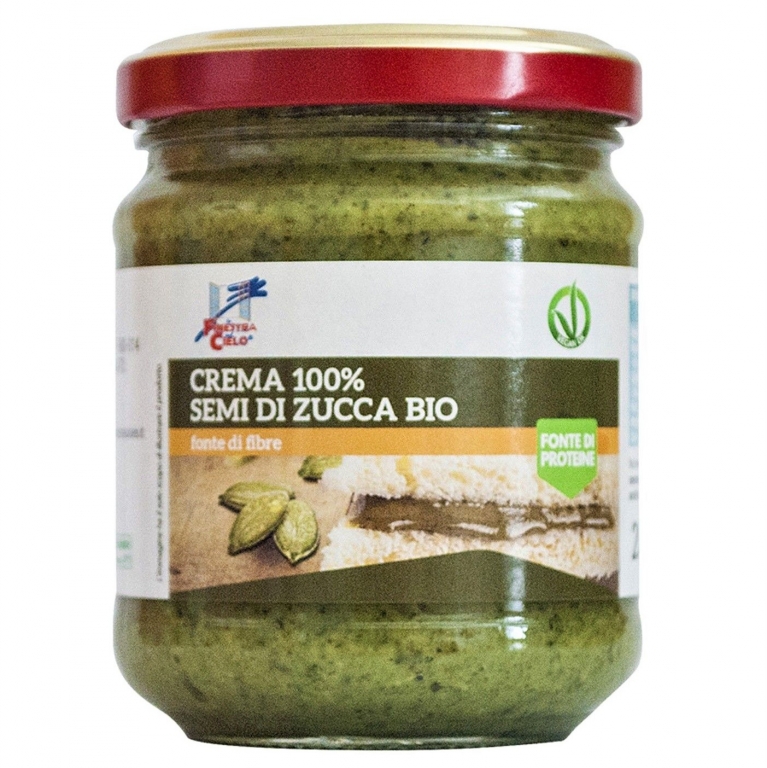 Crema seminte dovleac 100% eco 200g - LA FINESTRA SUL CIELO