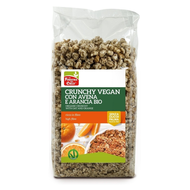 Musli crocant ovaz portocale eco 375g - LA FINESTRA SUL CIELO