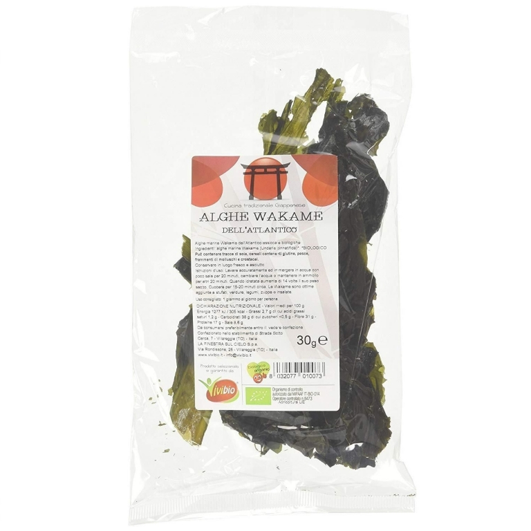 Alge wakame uscate eco 30g - VIVIBIO