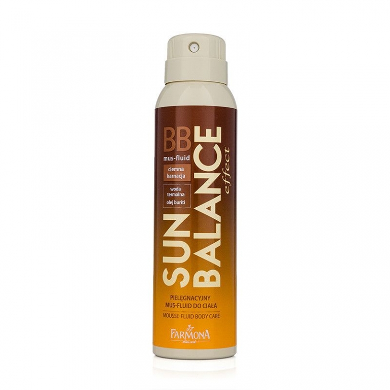 Mousse fluid BB corp piele inchisa Sun Balance 150ml - FARMONA