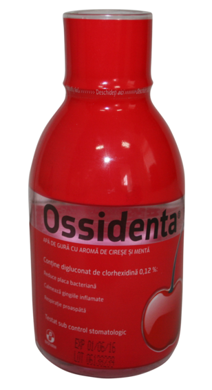 Apa gura Ossidenta cirese menta 250ml - BIOFARM