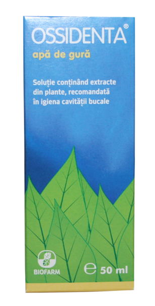 Apa gura Ossidenta 50ml - BIOFARM