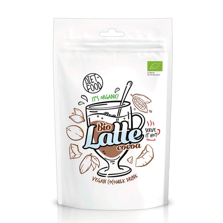 Lapte vegan instant cacao eco 200g - DIET FOOD