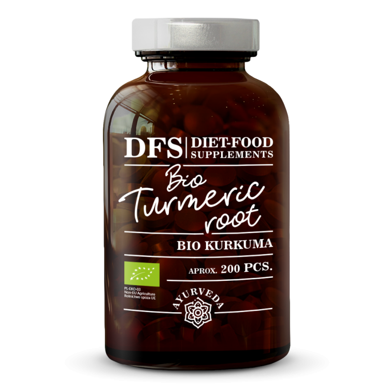 Turmeric 400mg bio 200cps - DIET FOOD