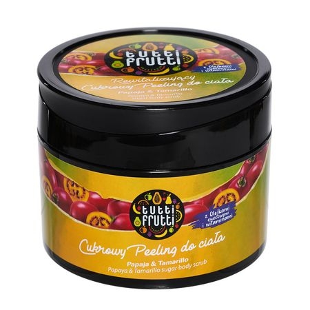 Sugar scrub corp papaya tamarillo Tutti Frutti 300g - FARMONA