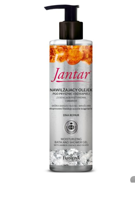 Gel dus hidratant chihlimbar argint Jantar 400ml - FARMONA