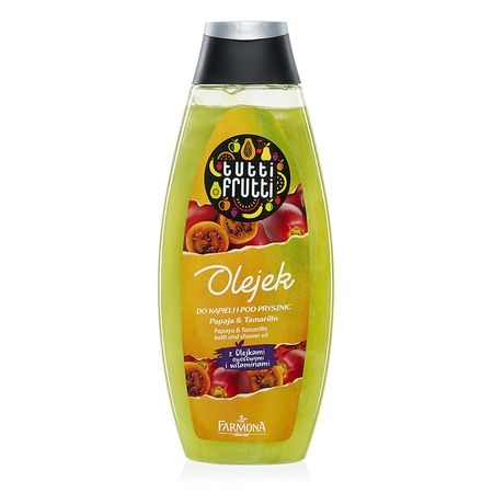 Ulei baie dus papaya tamarillo Tutti Frutti 425ml - FARMONA