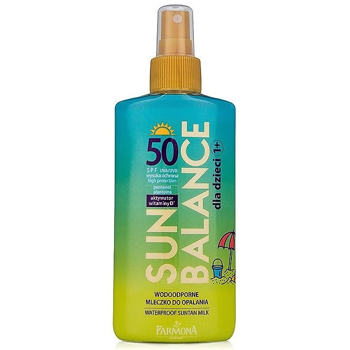 Lapte protectie solara copii +1an spf50 Sun Balance 150ml - FARMONA