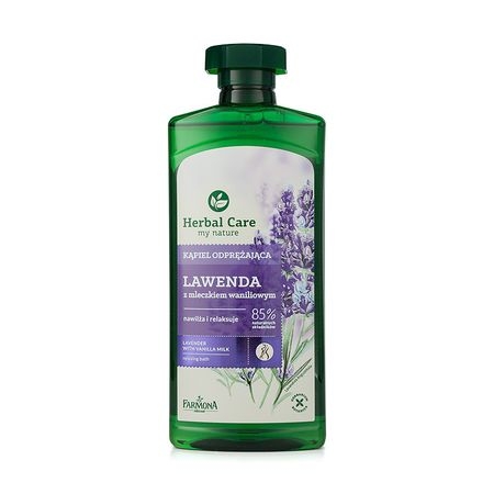 Gel dus lavanda lapte vanilie Herbal Care 500ml - FARMONA