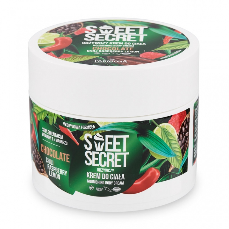 Crema corp hibrida nutritiva vit E magneziu Sweet Secret 200ml - FARMONA