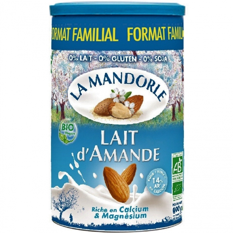 Bautura instant migdale format familial eco 800g - LA MANDORLE