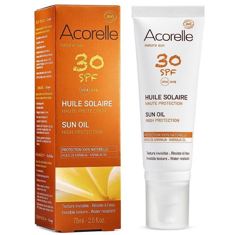 Ulei corp protectie solara spf30 ulei karanja 75ml - ACORELLE