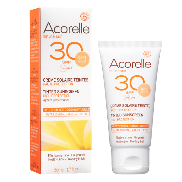 Crema fata protectie solara spf30 nuanta inchisa 50ml - ACORELLE