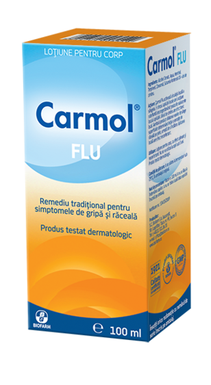 Lotiune corp Carmol Flu 100ml - BIOFARM