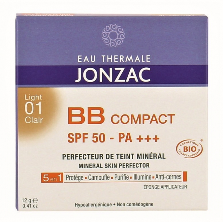 Fond ten BB compact spf50 ten deschis 12g - JONZAC