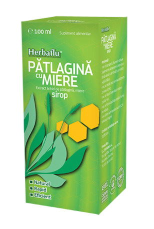 Sirop patlagina miere 100ml - HERBAFLU