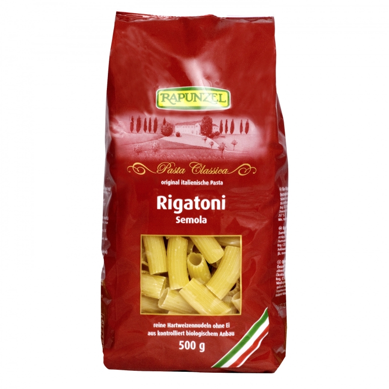 Paste rigatoni linte rosie fara gluten eco 250g - RAPUNZEL