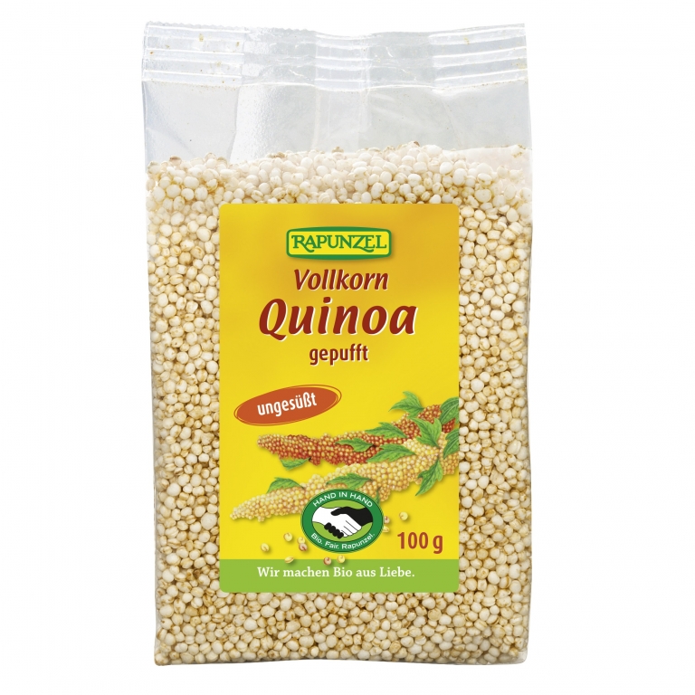 Quinoa integrala expandata boabe eco 100g - RAPUNZEL