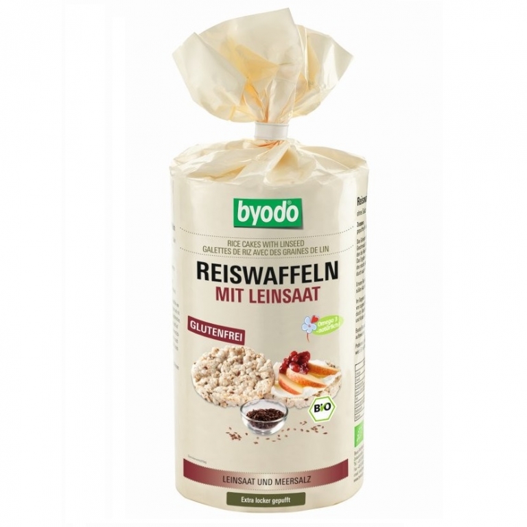 Rondele expandate orez seminte in fara gluten eco 100g - BYODO