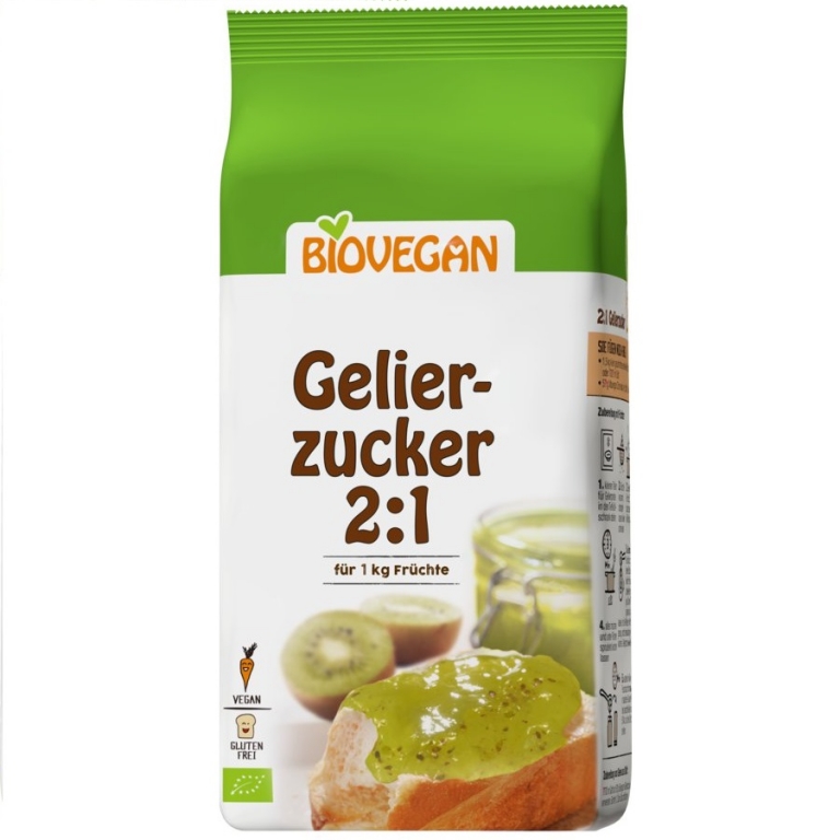 Zahar gelifiant 2:1 fara gluten eco 500g - BIOVEGAN