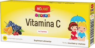 Vitamina C 3arome junior 20cp - BIOLAND