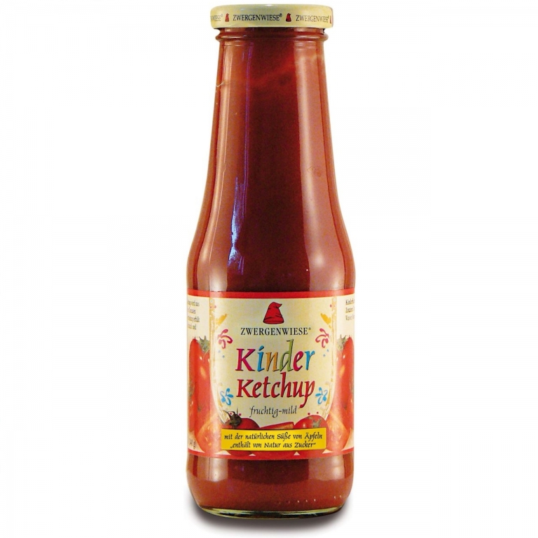 Ketchup indulcit cu mere copii eco 560g - ZWERGENWIESE