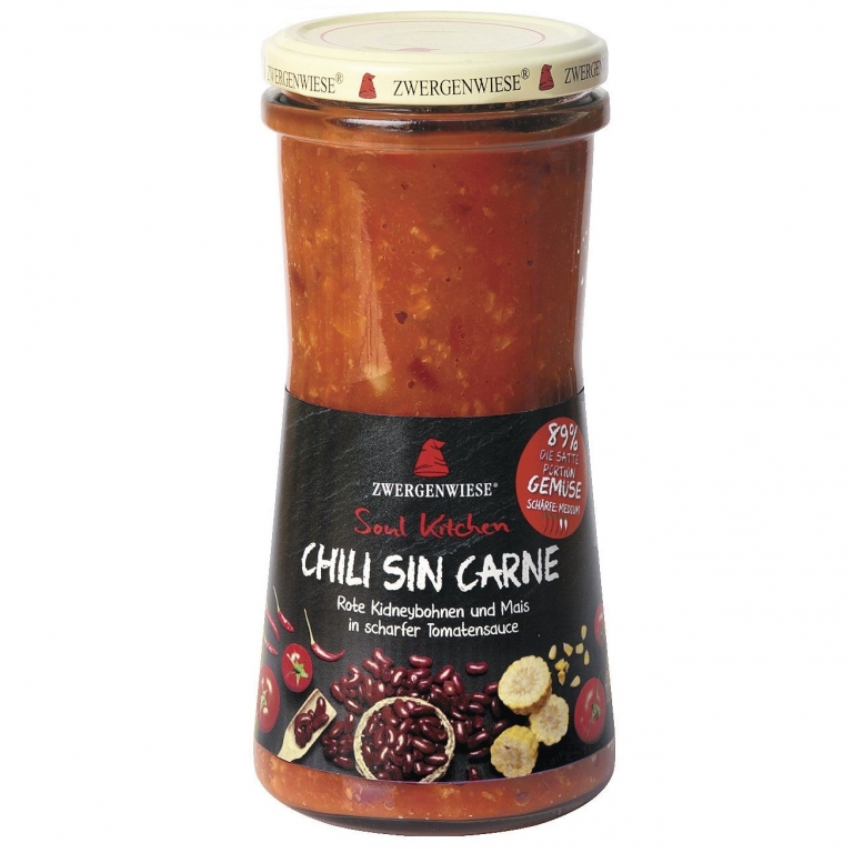 Zacusca chilli fara carne Soul Kitchen eco 420ml - ZWERGENWIESE