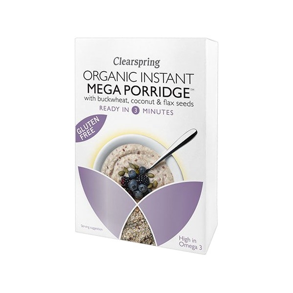 Porridge instant hrisca cocos in Mega eco 160g - CLEARSPRING