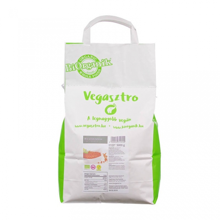 Linte rosie boabe gastro eco 5kg - BIORGANIK