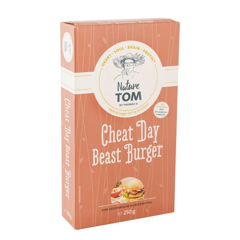 Burger vegan soia NatureTom 250g - TOFU TOWN