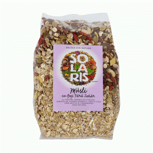 Musli goji fara zahar 750g - SOLARIS