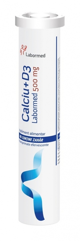 Calciu D3 500mg 20ef - LABORMED