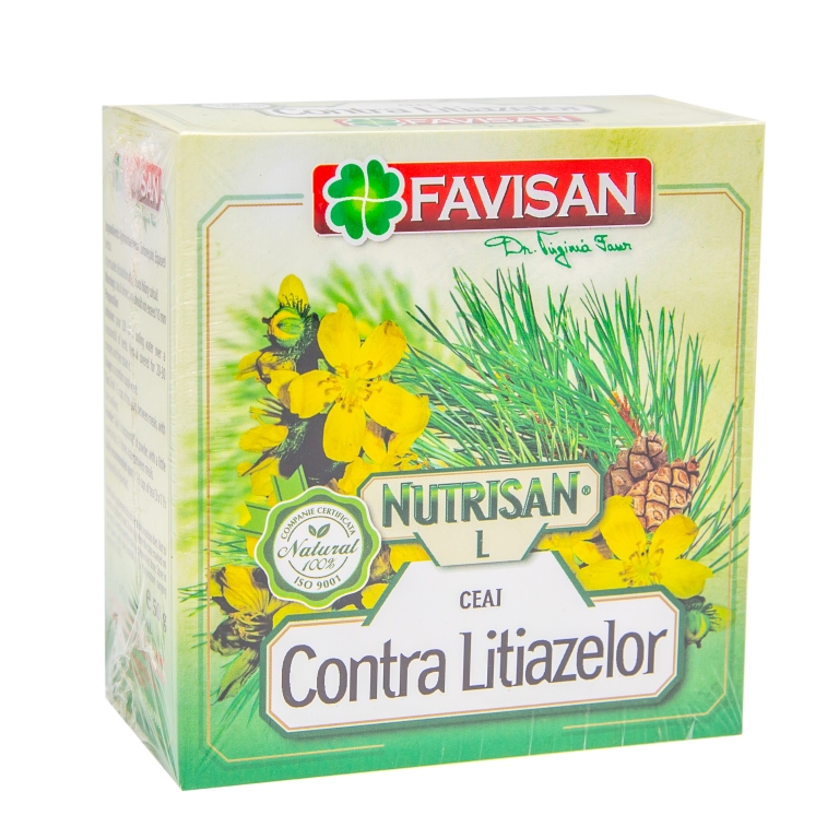 Ceai Nutrisan L contra litiazelor 50g - FAVISAN