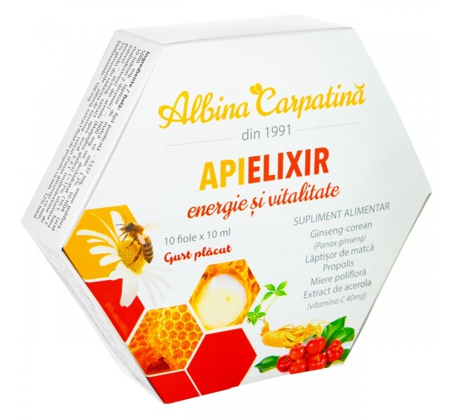 ApiElixir energie vitalitate 10fl - ALBINA CARPATINA