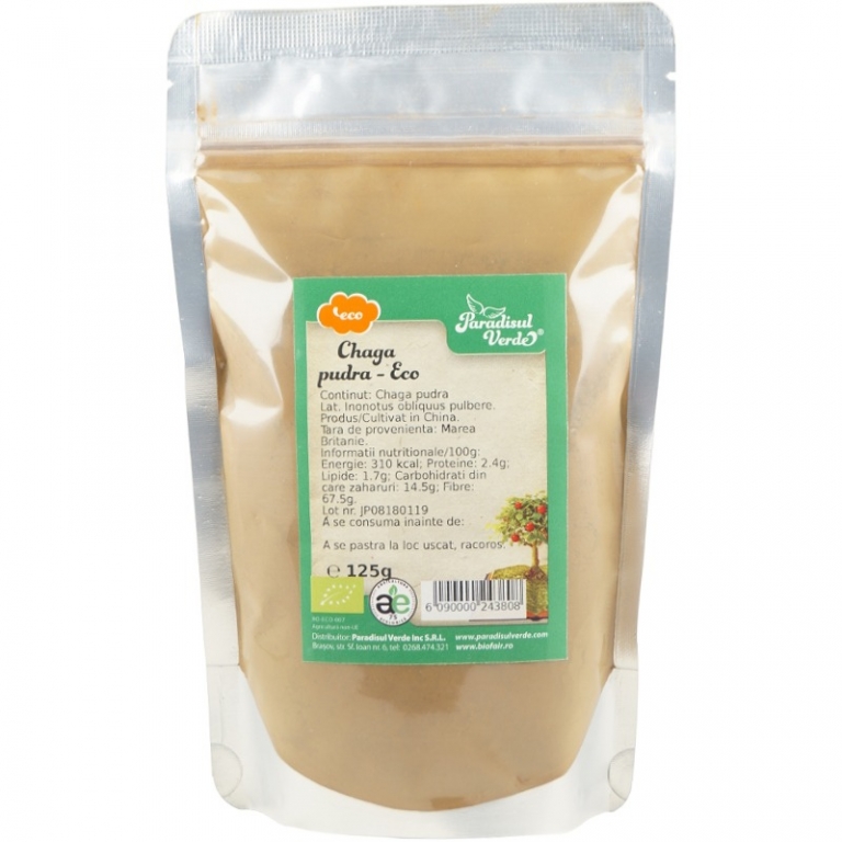 Pulbere chaga eco 125g - PARADISUL VERDE