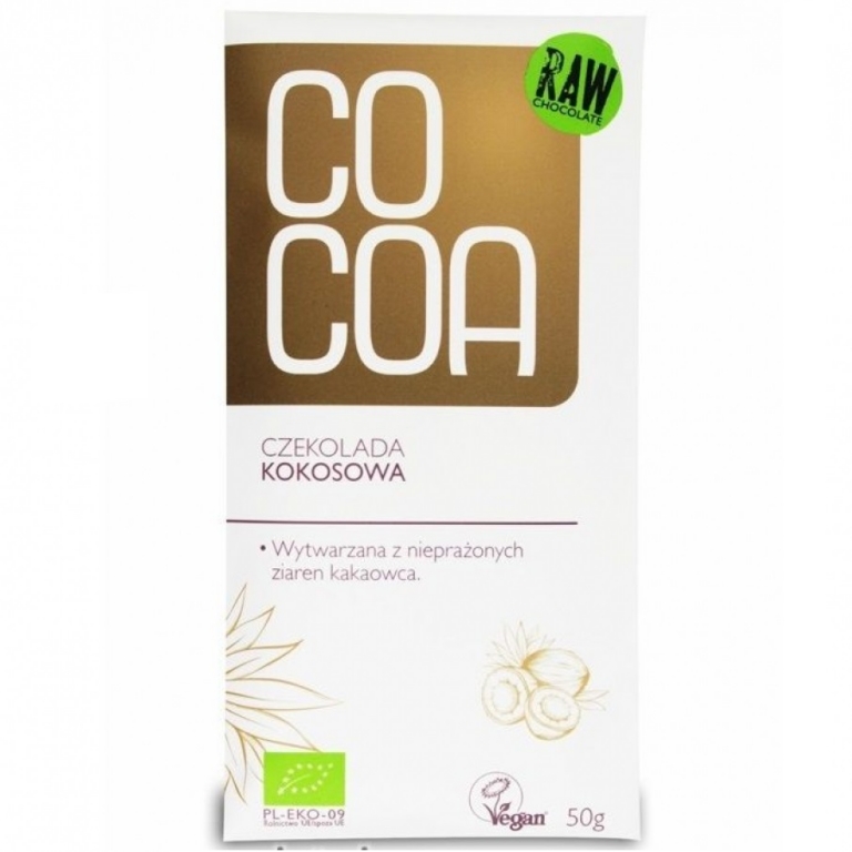 Ciocolata lapte_cocos raw eco 50g - COCOA