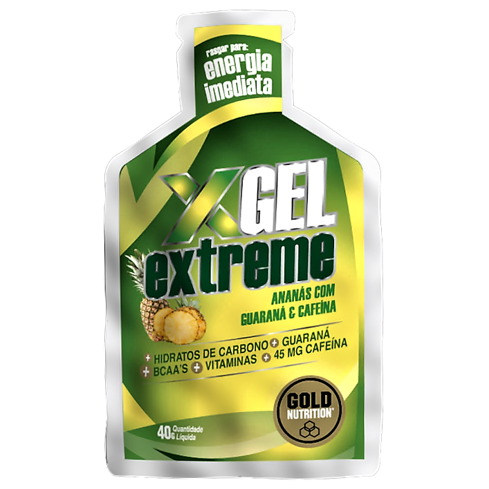 Gel energizant guarana ananas Extreme 40g - GOLD NUTRITION