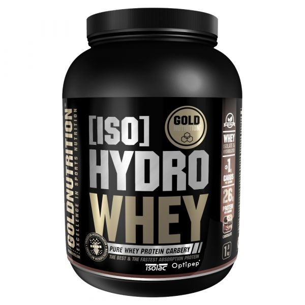 Pulbere proteica Iso Hydro Whey ciocolata 1kg - GOLD NUTRITION