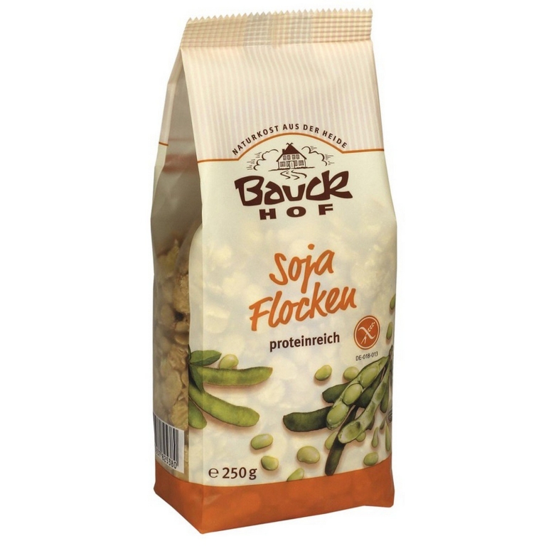 Fulgi soia fara gluten eco 250g - BAUCK HOF